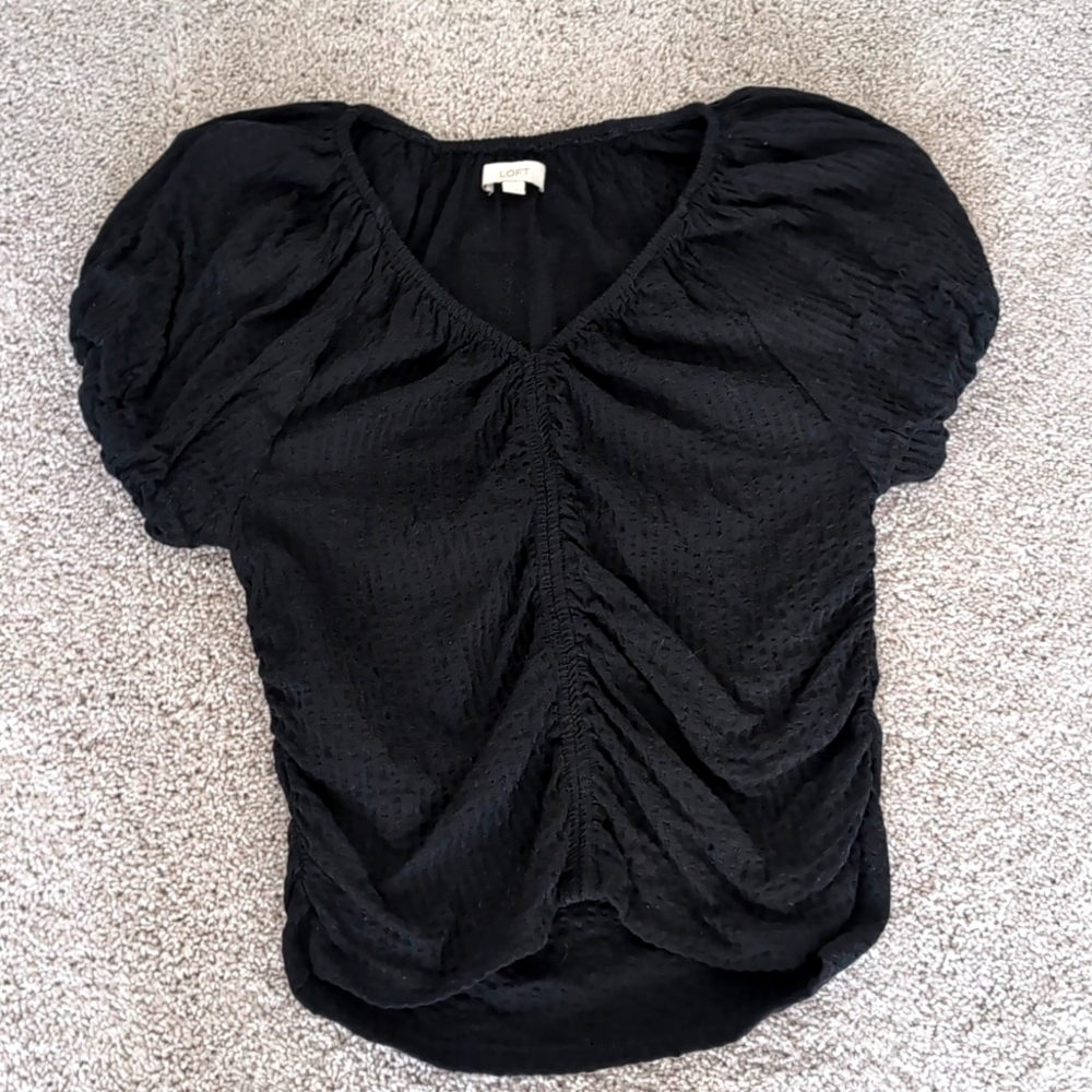 Loft Ruched Top